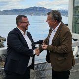 Passation officielle de la Clé de l’ULAM entre Pierre Girod, Président de la Chambre des Métiers et de l’Artisanat Auvergne-Rhône-Alpes et Philipp Matthias Bregy